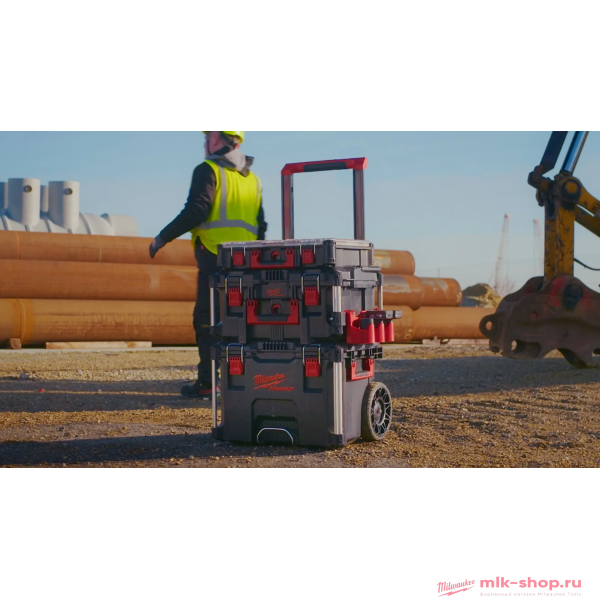 Держатель для батарей M12 с боковым креплением Milwaukee PACKOUT