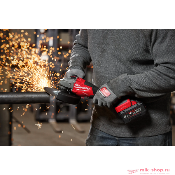 Аккумуляторная угловая шлифовальная машина (УШМ, Болгарка) Milwaukee M18 FUEL FHSAGO180 VXPDB2-0X