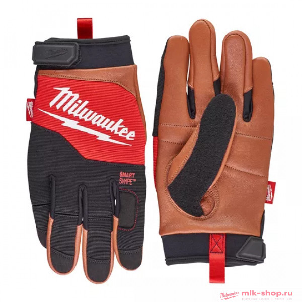 Перчатки с кожаными вставками Milwaukee M/8