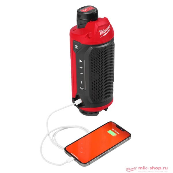 Аккумуляторный динамик Milwaukee M12 SPEJSG2-0 Аккумуляторный динамик Milwaukee M12 SPEJSG2-0