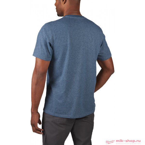 Футболка Milwaukee HYBRID-L, синяя Футболка Milwaukee HYBRID-L, синяя