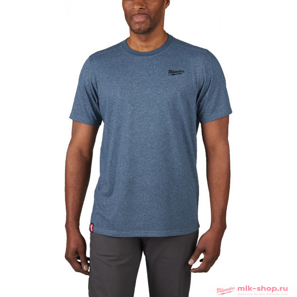 Футболка Milwaukee HYBRID-L, синяя Футболка Milwaukee HYBRID-L, синяя