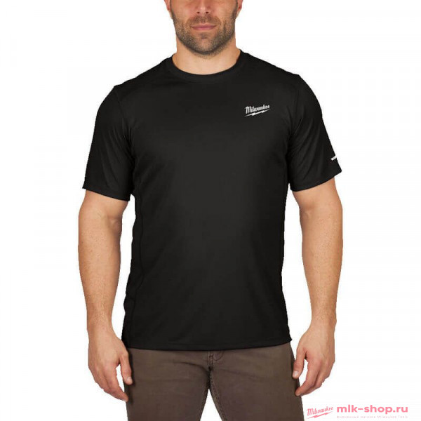 Футболка с коротким рукавом с УФ-защитой (EN 13758-1 UPF 50+) Milwaukee Hybrid Work черная (XXL) Футболка с коротким рукавом с УФ-защитой (EN 13758-1 UPF 50+) Milwaukee Hybrid Work черная (XXL)