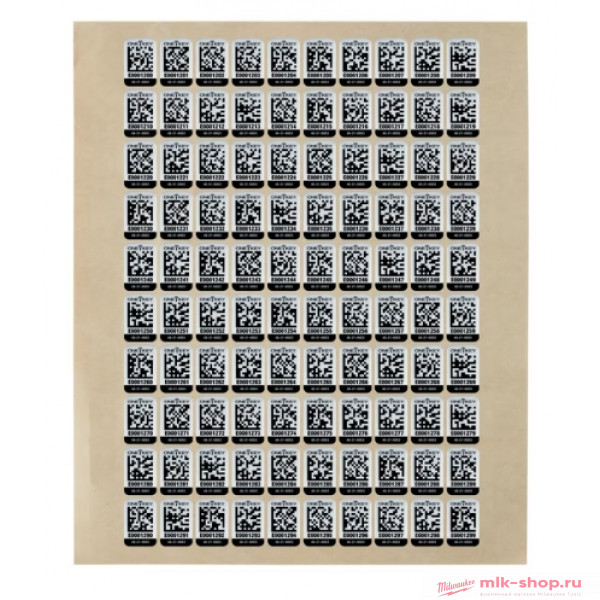 Метки металлические малые Milwaukee ONE-KEY™ (100 шт.) Метки металлические малые Milwaukee ONE-KEY™ (100 шт.)